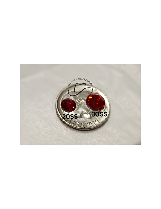 20SS Siam Non-Hotfix Rhinestones