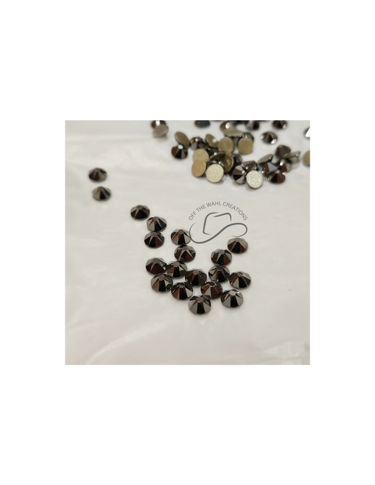 20SS Jet Hematite Non-Hotfix Rhinestones